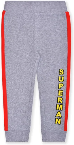 Vista 6 de Warner Bros. DC Comics Superman - Conjunto de sudadera con capucha y cremallera para niños pequeños y pequeños, color azulgris
