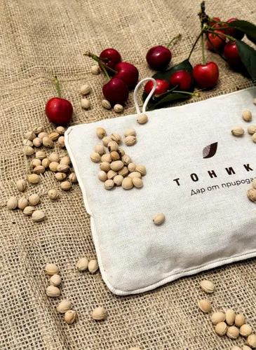 Vista 5 de Tonika Almohada de granos de cereza de 8.82 oz adecuada para dolor de cuello y articulaciones + bolsa térmica natural