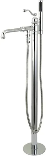 Vista 10 de Kingston Brass KS7035ABL - Grifo de bañera independiente con ducha de mano, bronce aceitado