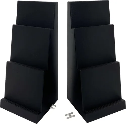 Vista 3 de EnderToys Soporte de exhibición para tarjetas Toploader (paquete de 2) (negro) - Para tarjetas comerciales y deportivas