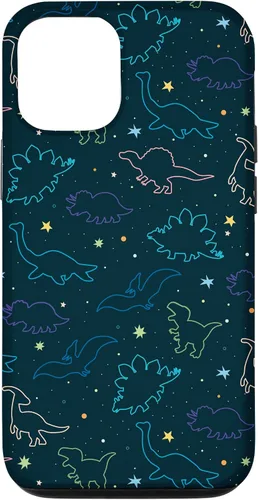 Vista 28 de Funda con diseño de dinosaurio de color lindo para iPhone 17