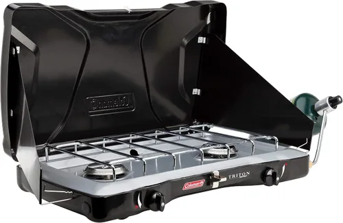 Vista 2 de Coleman Triton Series cocina con dos hornillas 22 000 BTU
