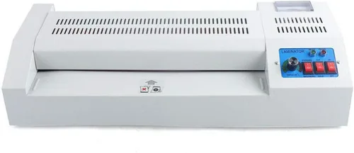 Vista 3 de Máquina laminadora de 13 pulgadas, laminadora térmica de 176.0-356.0 °F con 4 rodillos, máquina laminadora A3 y A4 para el hogar, oficina, escuela