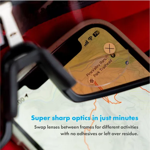Vista 5 de StickTite Lenses Small 28mm stick-on bifocal lens, convert sunglasses into magnified bifocal reading glasses