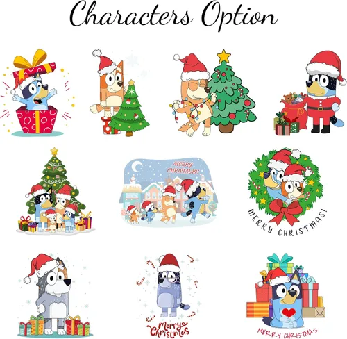 Vista 2 de Personalized Christmas Family Shirt, Christmas Sweatshirts, Matching Cartoon Shirt for Kids Toddler and Adult, Christmas Costume for All Family