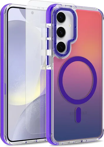 Vista 69 de Funda magnética para Google Pixel 10 Pro XL [compatible con Magsafe] [bonito diseño fluorescente de moda] a prueba de golpes, delgada, translúcida