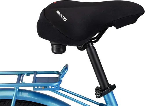 Vista 7 de Schwinn Cruise - Funda de asiento de bicicleta de espuma viscoelástica de doble correa, funda de sillín para mayor comodidad, espuma viscoelástica