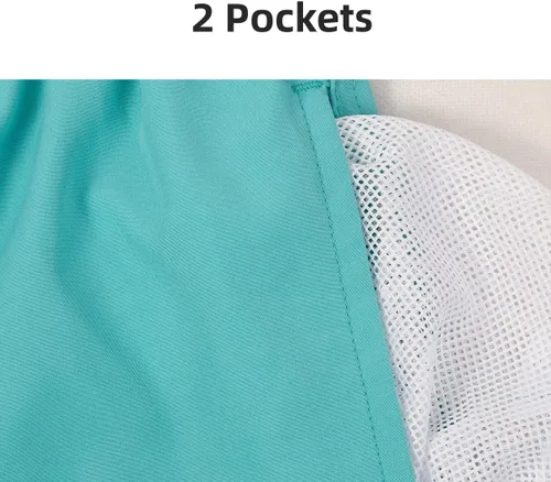 Vista 3 de Traje de baño para hombre de secado rápido con forro de malla y 2 bolsillos