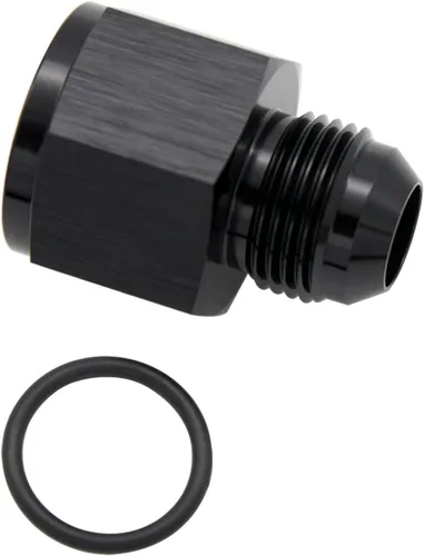 Vista 19 de 1/8 NPT hembra a -3 AN AN3 macho Flare Thread Expander adaptador Expander Accesorios de manguera Aluminio Negro