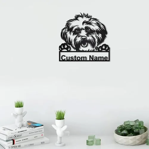 Vista 65 de zouwii Letrero de metal personalizado para perro Airedale Terrier Letrero de metal personalizado Airedale Terrier Airedale Terrier divertido