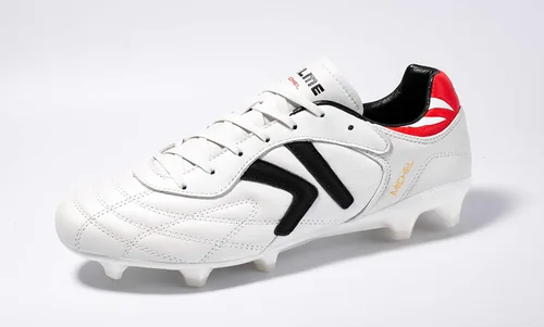 Vista 3 de KELME FG - Zapatos de fútbol de piel de becerro para hombre - Botas de fútbol para exterioresinteriores, unisex, tallas para adultos