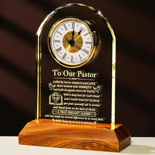 Vista 10 de Arikyrist Reloj de cristal, regalos cristianos para mujeres, ideas Biblia con flor