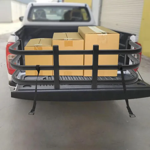 Vista 6 de Extensor universal de caja de camión, 180° de aluminio abatible de extensión ajustable de longitud de estante extensor de caja de camión