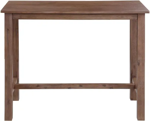 Vista 4 de Boraam Sonoma Pub Table - Cepillo de alambre de madera de granero
