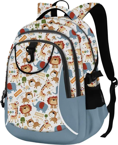 Vista 20 de Mochila escolar estilo Rickyh, mochila de viaje para hombres y mujeres, mochila ligera con compartimento para portátil, Tamaño único
