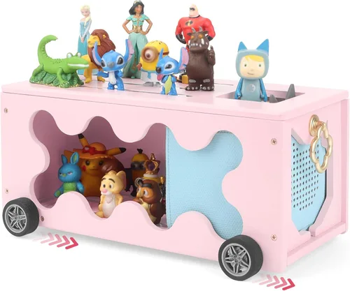 Vista 15 de para Caja Organizadora de Estantería Tonie, para Estante Magnético Tonie, Compatible con Caja Tonie Box 1/2 Reproductor, Figuras de Personajes
