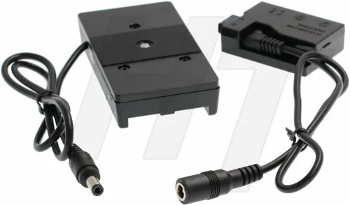 Vista 5 de HangTon - Batería falsa LP-E6 completamente decodificada NP-F970 770 Adaptador de placa de montaje 7.4V para cámara réflex digital Canon EOS R5 R6