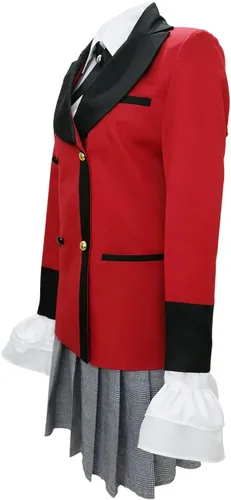 Vista 2 de Anime Kakegurui Cosplay Costume Jabami Yumeko Cosplay