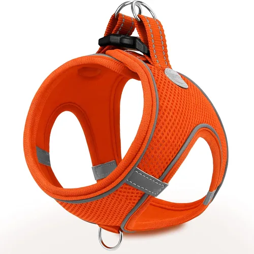 Vista 22 de Joytale Arnés para Perros Pequeños, Chaleco de Malla Transpirable Step-in, Arneses Acolchados Suaves Reflectantes para Gatos y Perros Cachorros
