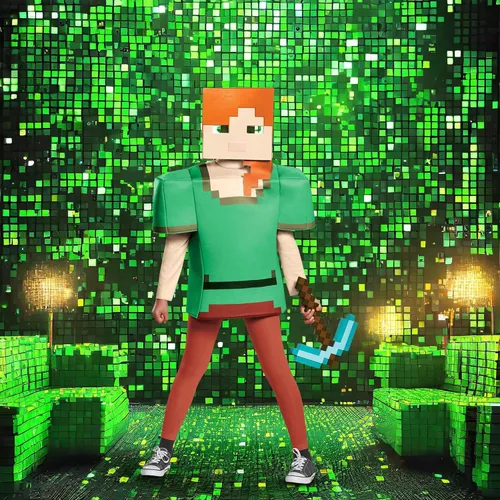 Vista 4 de Disguise Accesorio de disfraz de Minecraft