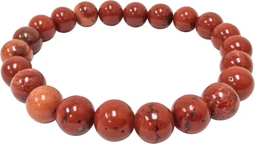 Vista 387 de Gem Avenue Handmade Round Bead Stretch Bracelet Unisex Natural Stone Beaded Jewelry for Men & Women, Elastic Wristband for Daily Wear