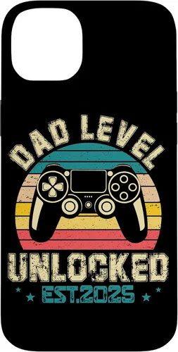 Vista 15 de iPhone XR Dad Level Unlocked EST.2025 Retro Style Case