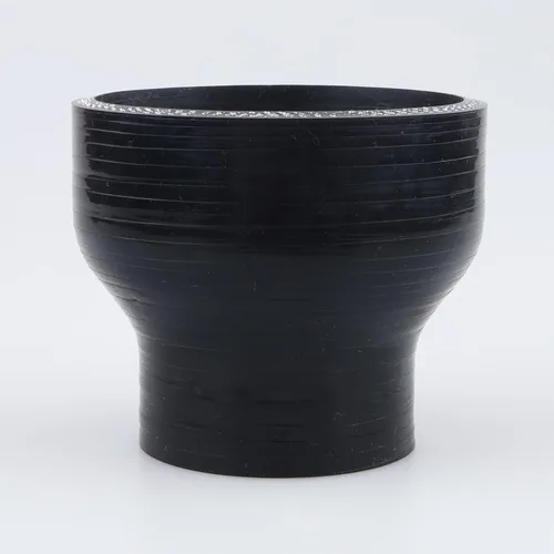 Vista 10 de AC PERFORMANCE ID de 1" a 1/2" (25mm a 13mm) Manguera de silicona recta reductora de 3 capas reforzada negra, 3" de longitud Negro