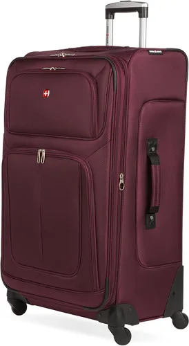 Vista 41 de SwissGear - Equipaje suave expandible Sion con ruedas, Negro