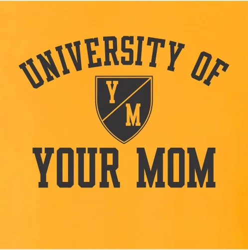 Vista 34 de Go All Out University of Your Mom - Sudadera con cuello redondo para hombre