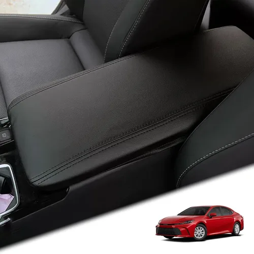 Vista 11 de Funda de reposabrazos adecuada para Toyota Camry 2007-2011 de cuero para consola central reposabrazos almohadilla protectora