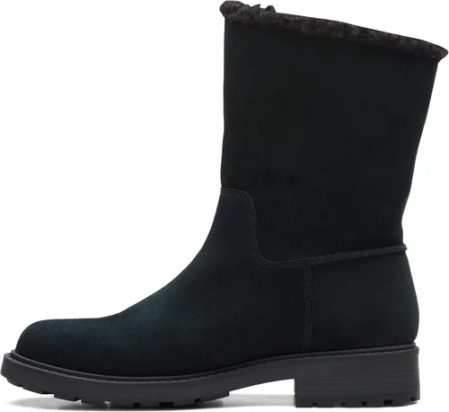 Vista 7 de Clarks Botas de media pantorrilla con cremallera de ópalo para mujer