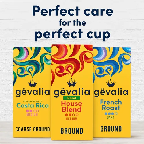 Vista 9 de Gevalia Café molido, House Blend descafeinado tostado medio, bolsa de 12 onzas