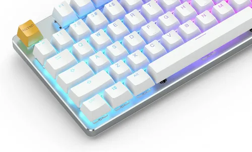 Vista 4 de Glorious Teclado para juegos personalizado GMMK 85 TKL teclado mecánico con cable USB C interruptores y teclas intercambiables en caliente RGB