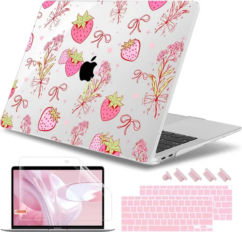 Vista 34 de May Chen Funda compatible con MacBook Air de 13 pulgadas 2022 2021, versión 2020-2018 Modelo: M1 A2337 A2179 A1932, carcasa rígida de plástico