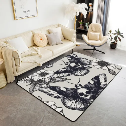 Vista 16 de Alfombra de área de girasol de 3 x 5 pies, alfombra de abeja para niños y niñas, alfombra decorativa floral amarilla, bonita alfombra decorativa