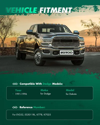 Vista 2 de Scitoo 8 unids brazo de control delantero conjunto superior e inferior kit para 91 92 93 94 95 96 DODGE DAKOTA