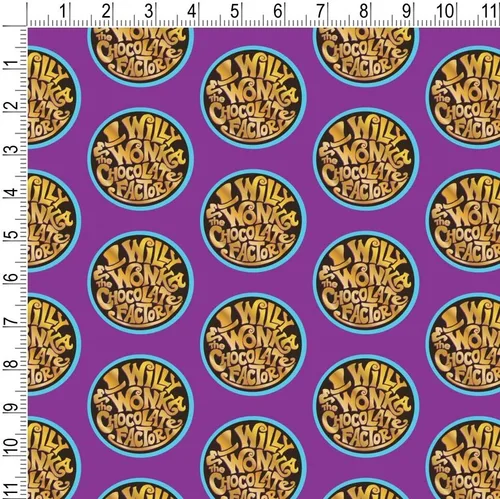 Vista 3 de GRAPHICS & MORE Willy Wonka and the Chocolate Factory - Rollos de papel de regalo con logotipo