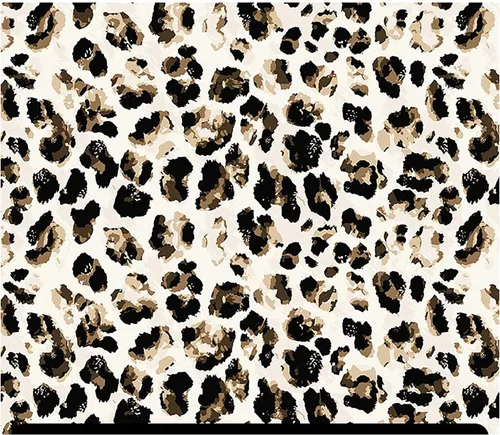Vista 24 de HTV con estampado de animales (19.66 x 36 pulgadas) - Leopardo arcoíris