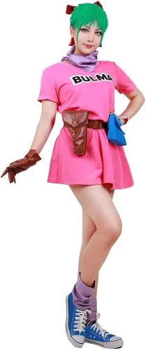Vista 6 de miccostumes Disfraz de cosplay rosa para mujer