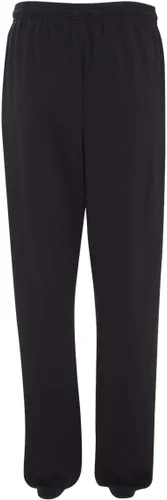 Vista 4 de Bella + Canvas - Pantalón largo de forro polar para hombre, color negro