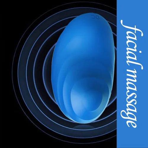 Vista 3 de Masajeador Facial Personal, Masajeador de Cuello Masajeador de Cara Espalda Herramienta, Mini Masajeador Eléctrico Inalámbrico Modos Multifunción