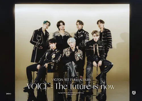 Vista 7 de Victon Voice : The Future is Now 1st Album 3 Versión Set CD+1p Póster+84p PhotoBook+Libro de Letras de 24p+1p Marcador+1p Pop-Up+1p PhotoCard+1p