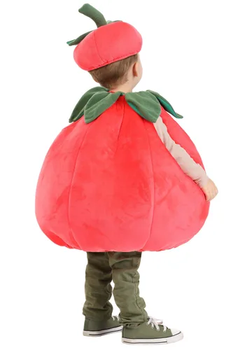Vista 2 de Disfraz de Tomatito para Niños Pequeños Multicolor