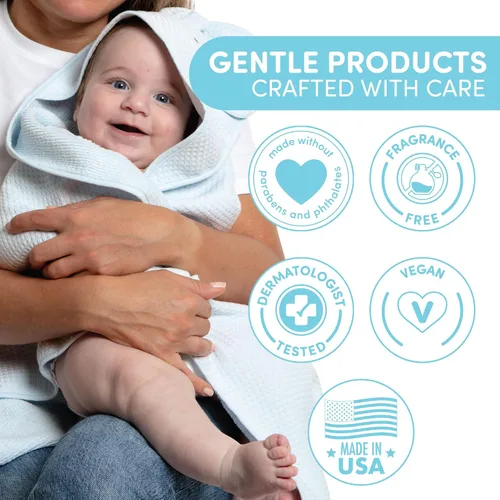 Vista 7 de Bliss Loción para bebé, de alta calidad y sin perfume, para piel seca y sensible, crema diaria hidratante - para bebés, niños pequeños, niños