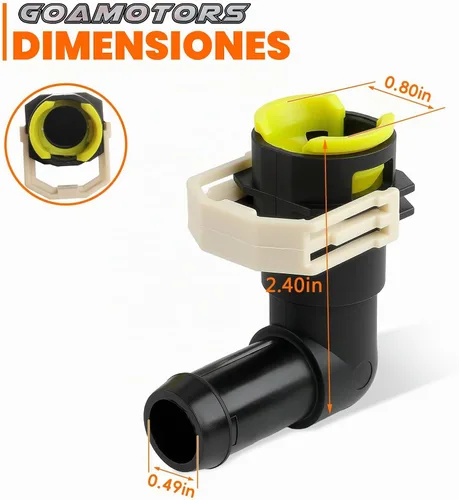 Vista 3 de GoaMotors Conector de manguera de agua de refrigeración compatible con Mazda 3 CX-7 CX-9 2007-2013 B37F-61-240