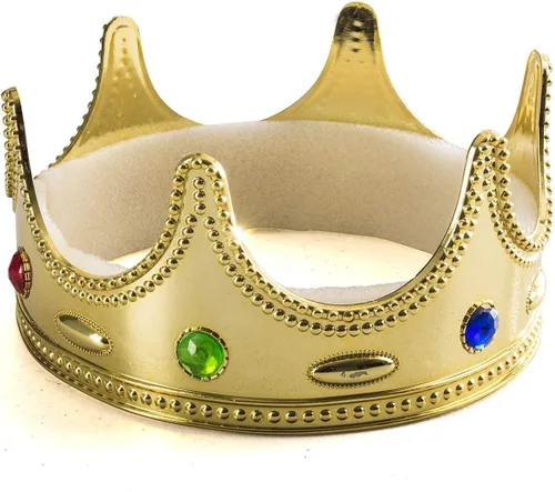 Vista 6 de Tigerdoe Kings Crown - Paquete de 4 coronas de rey real y tiara de princesa - Accesorios para disfraz