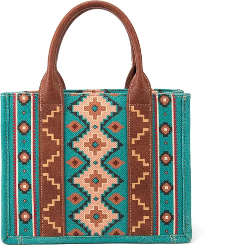 Vista 5 de Wrangler - Bolso de mano estilo occidental para mujer, bolsos aztecas bohemios