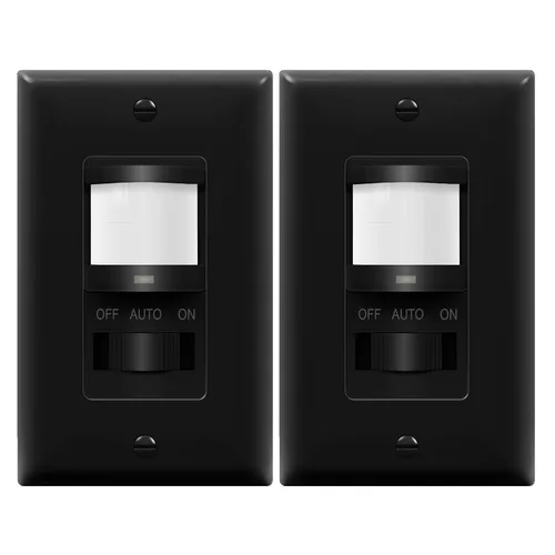 Vista 15 de TOPGREENER Interruptor de luz con sensor de movimiento PIR de ocupación/vacante, función de aprendizaje, no neutro no requiere tierra, 200 W