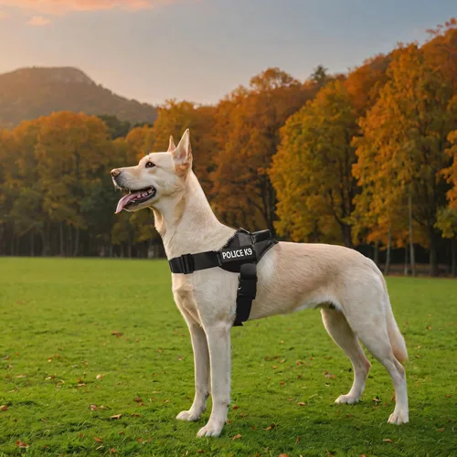 Vista 8 de EXCELLENT ELITE SPANKER - Arnés táctico para perro, fácil control Adjustable Nylon Training Military Patrol No-Pull Pet Harness with Handle for