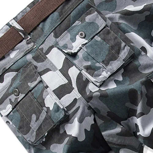 Vista 4 de Pantalones deportivos tipo cargo para hombre, resistentes al viento y a la lluvia, pantalones de entrenamiento cálidos para invierno, pantalones
